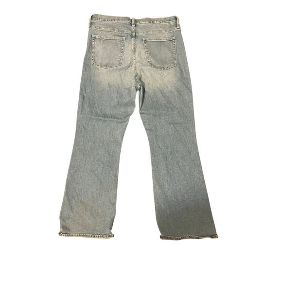 Gap Jeans Womens 16R 33x31 Blue 70s Flare High Rise Stretch - Picture 2 of 6